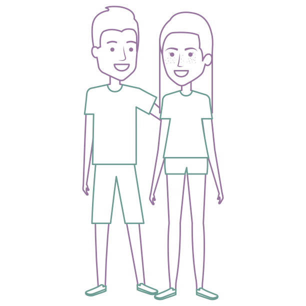 情侣化身角色图片下载