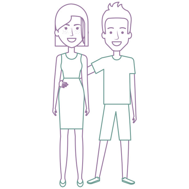 情侣化身角色图片下载