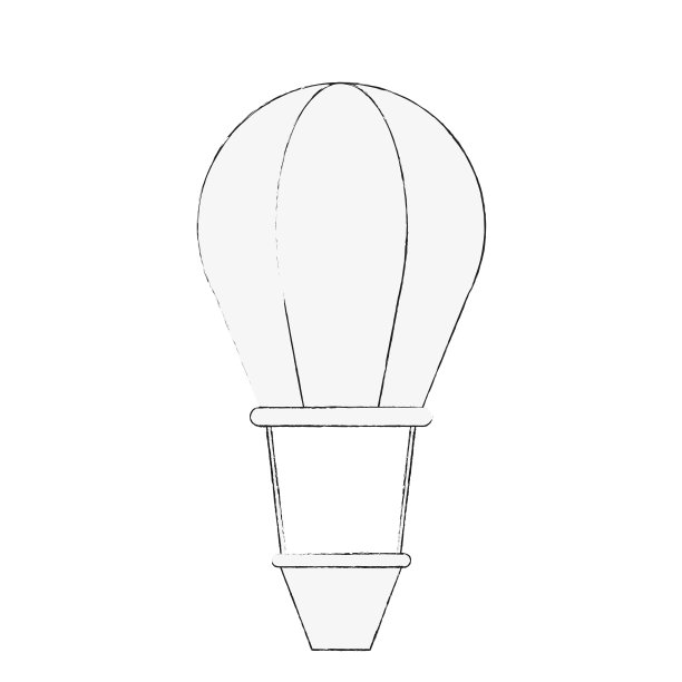 热气球图标形象图片下载