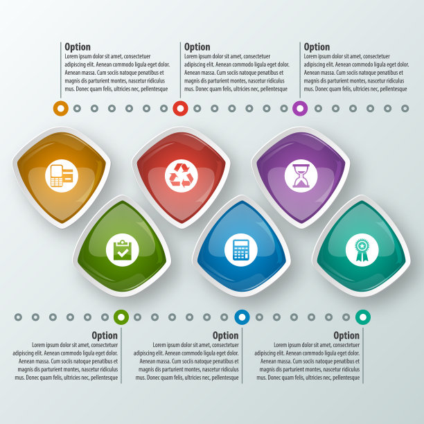 摘要三维纸张信息图图片下载