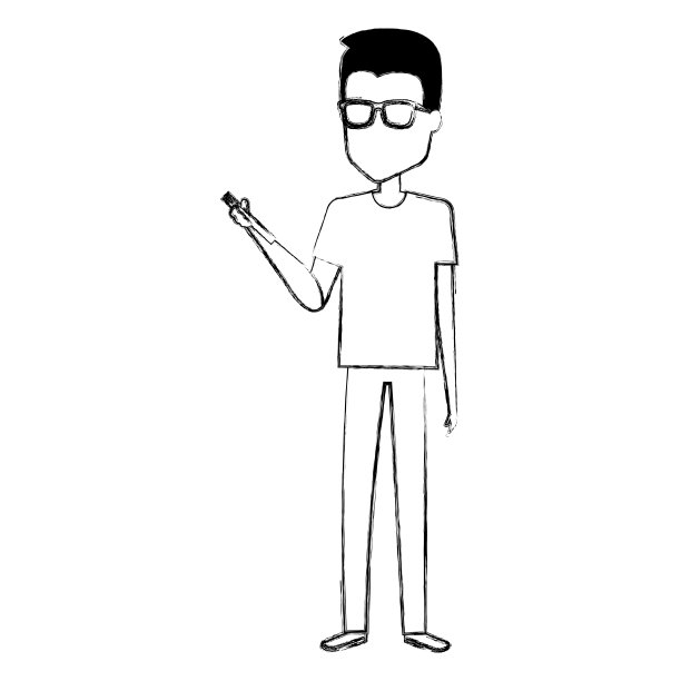 男人用智能手机聊天图片下载