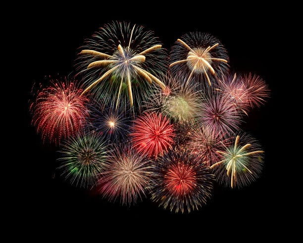 夜空中的烟花图片下载