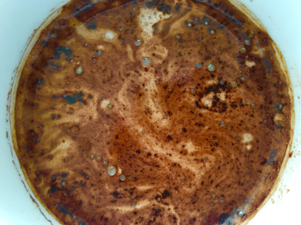 首尔的热巧克力特写图片下载