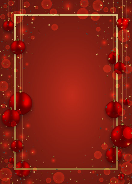 矢量现代圣诞或2018年新年冬季假期快乐的邀请卡背景图片下载