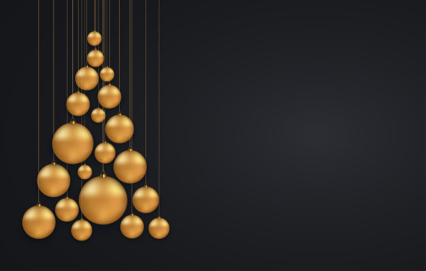 矢量现代圣诞或2018年新年冬季假期快乐的邀请卡背景图片下载