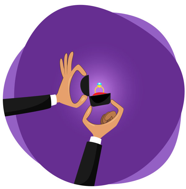 男人手里拿着一个打开的盒子图片下载