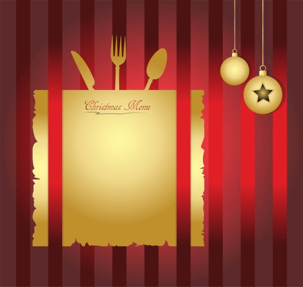 圣诞菜单图片下载