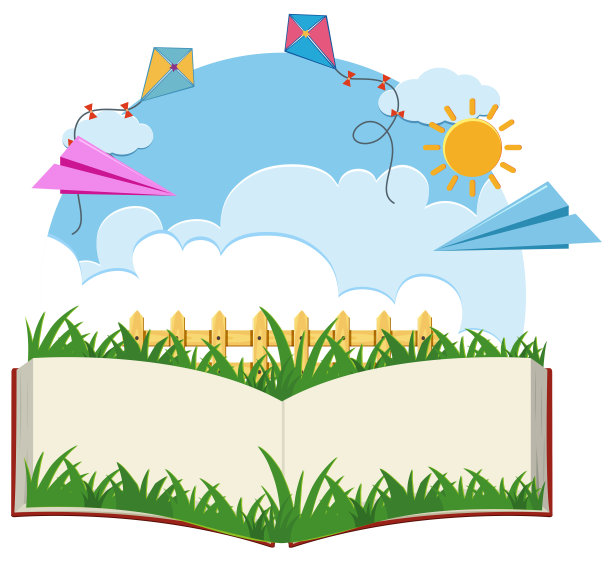 背景模板与纸飞机图片下载