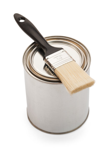 封闭的油漆罐素材图片