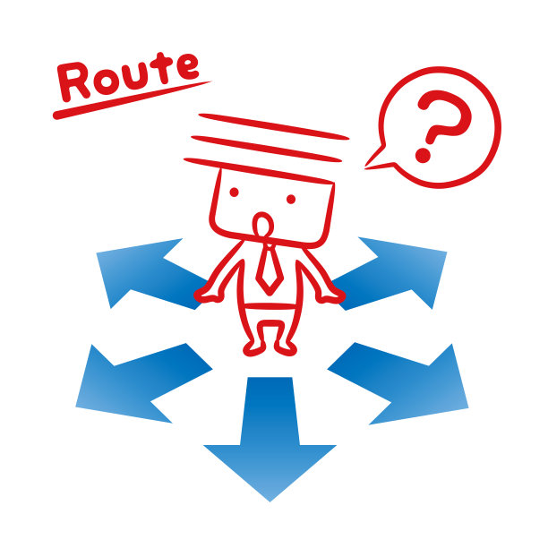 商人和方向。图片下载