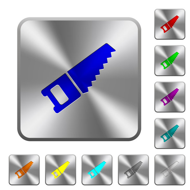 手锯圆角方钢按钮图片下载