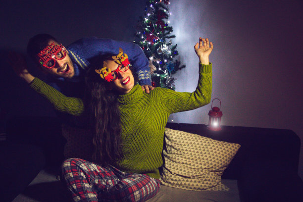 圣诞灯图片下载