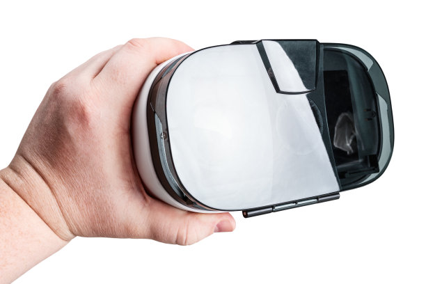 手持虚拟现实眼镜隔离图片下载