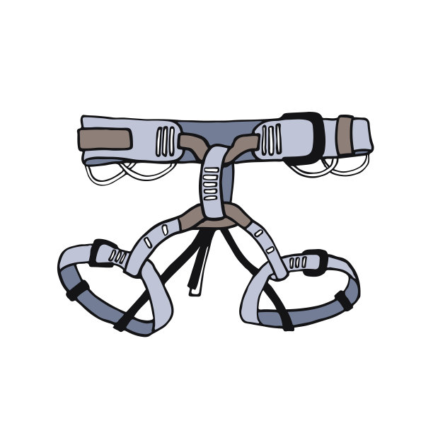 攀岩具隔离矢量图片下载