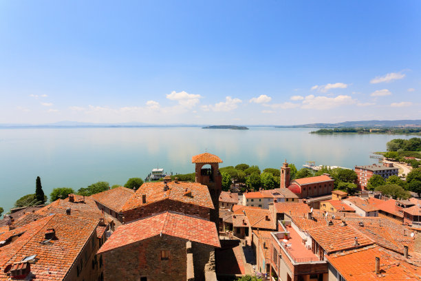 意大利的特拉西梅诺湖图片下载