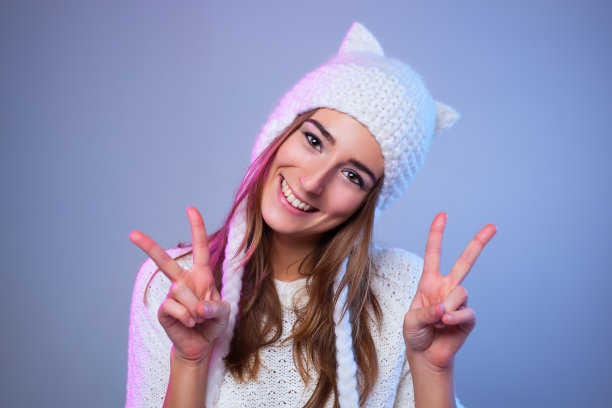 幸福女人的肖像图片下载