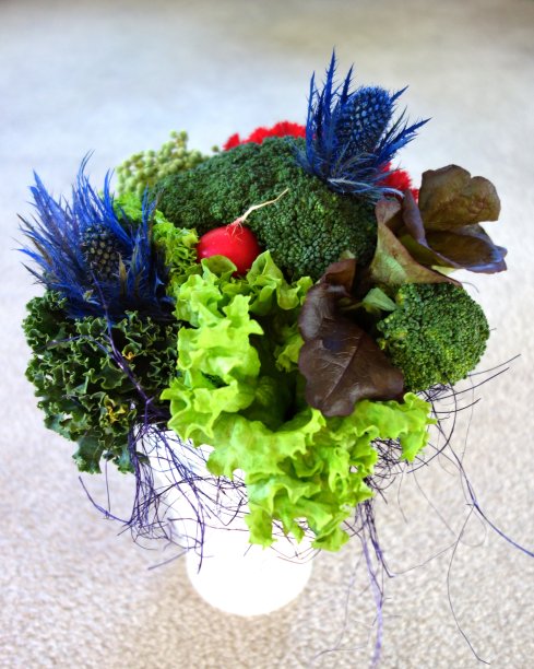 蔬菜花束-用蔬菜制成的花图片下载