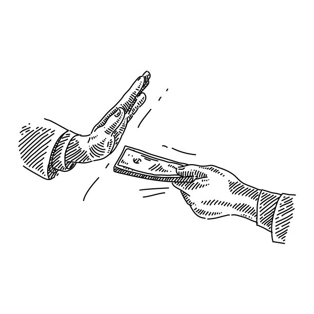 贿赂概念图图片下载