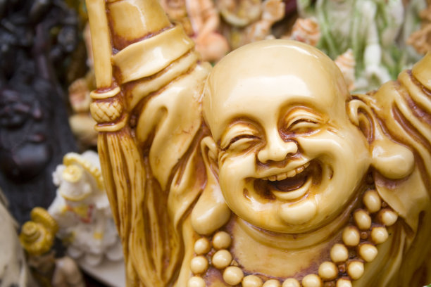 快乐的黄金酒店。印度财神图片下载