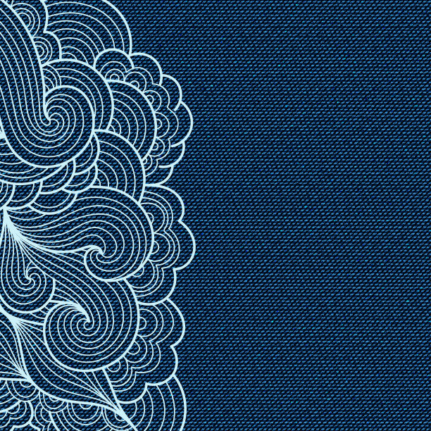 深蓝色牛仔裤纹理。图片下载