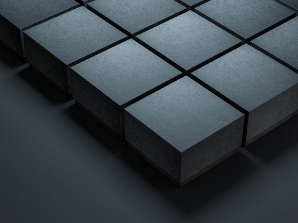 为品牌或标志设计的黑方盒子模型图片下载