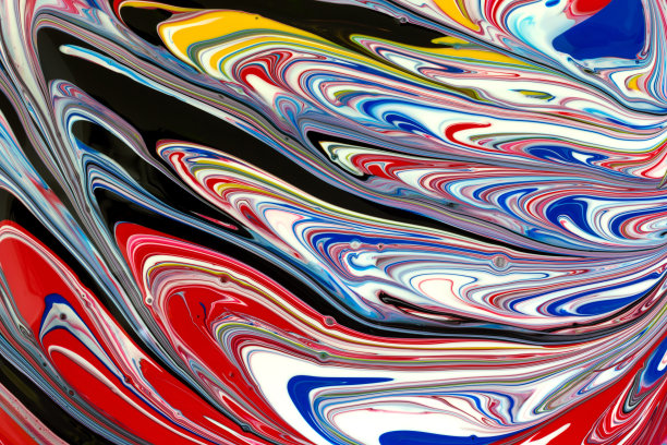 抽象湿海报画近视图图片下载