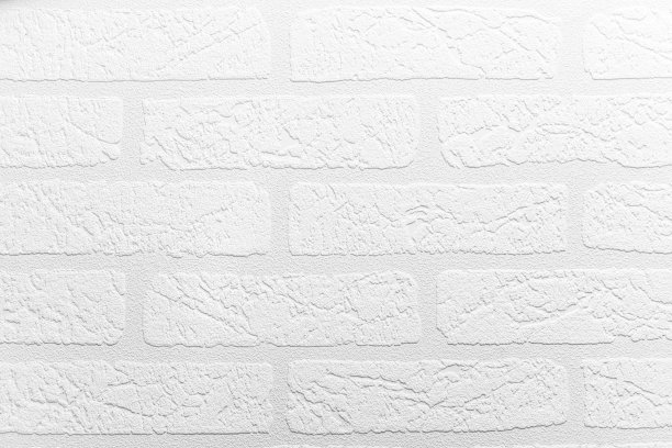 白色砖墙纹理背景。图片下载