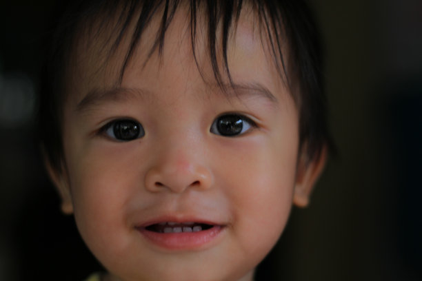 小男孩的肖像特写图片下载