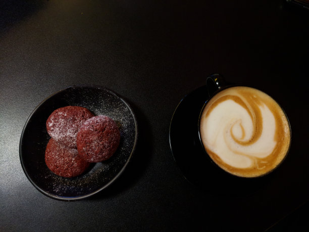 咖啡和饼干图片下载