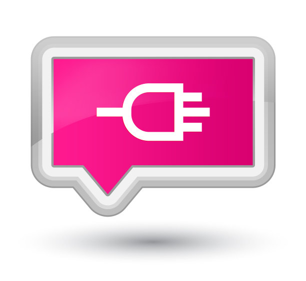 连接图标prime粉色横幅按钮图片下载