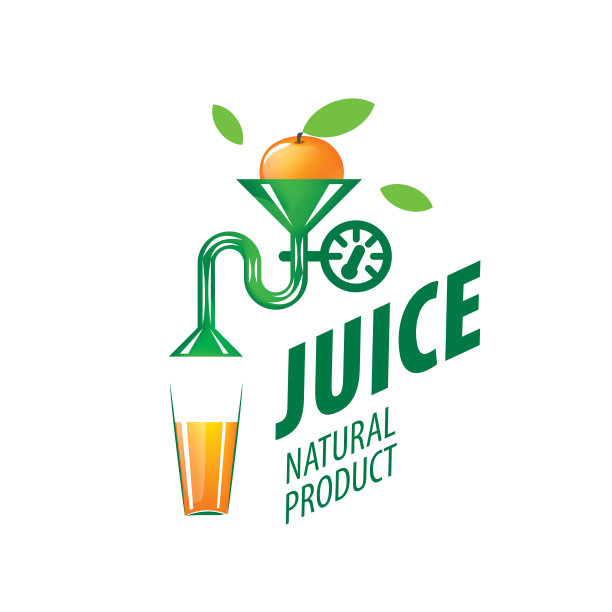 矢量图标新鲜果汁从天然产品图片下载