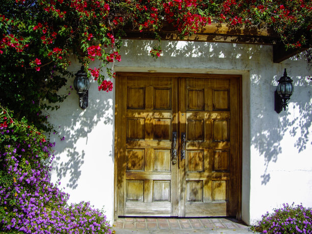 西班牙风格entraceway图片下载