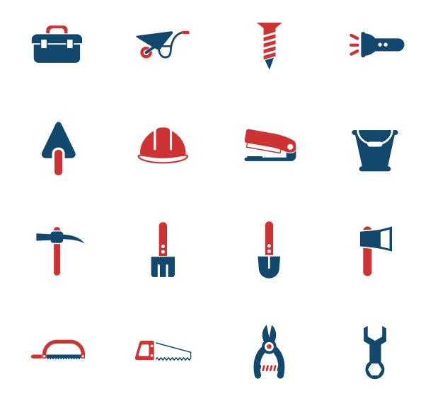 工作工具图标集图片下载