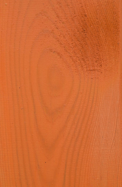 天然木板纹理带结，橙色漆图片下载