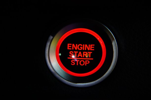 汽车发动机启动和停止按钮图片下载