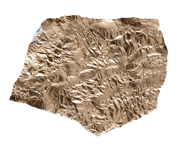 白色背景上的金箔图片下载