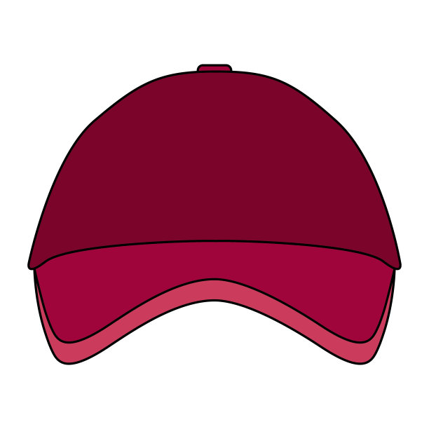 推广纪念品棒球帽身份企业空模板图片下载