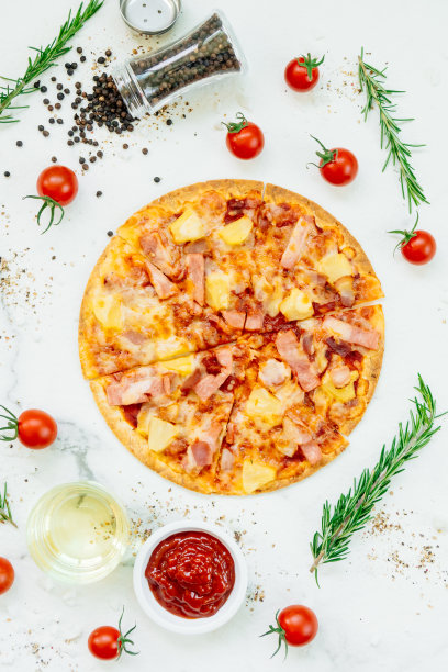 夏威夷披萨图片下载