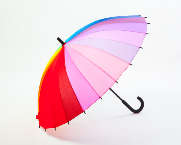 五彩缤纷的雨伞图片下载