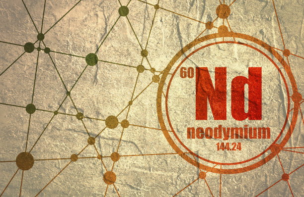 钕元素。图片下载