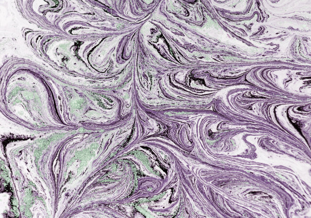 大理石抽象丙烯酸背景。大自然的绿色和紫色大理石艺术品纹理。金色的闪光。图片下载