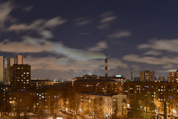 夜晚的城市景观图片下载