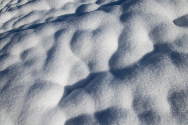 近距离的雪地面表面纹理图片下载