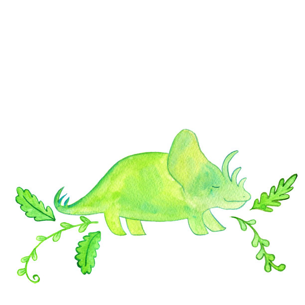 恐龙与史前植物图片下载