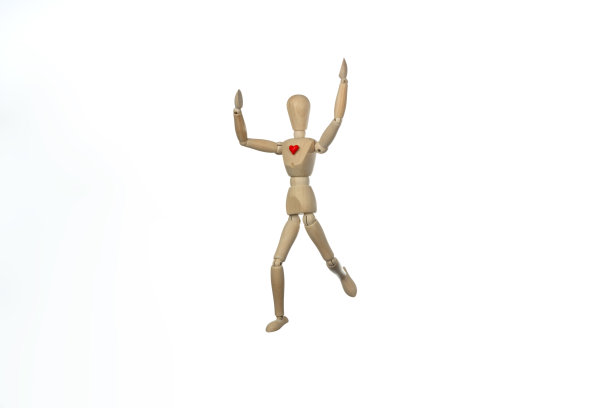 木制人体模型赢得了一场比赛图片下载