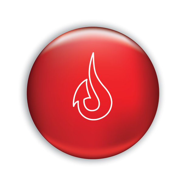 细线图标在闪亮的按钮-燃料工业图片下载