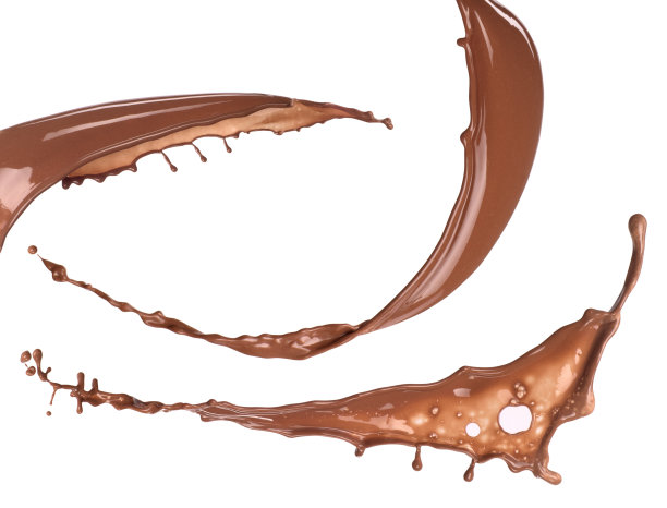 shocolate飞溅孤立图片下载