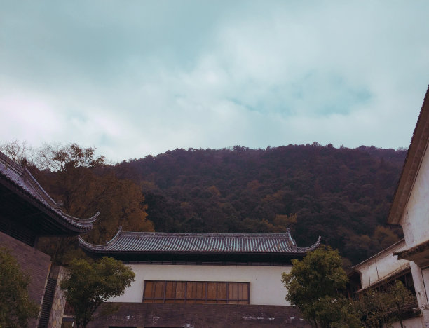 华庭寺(中国云南昆明)建筑细部图片下载