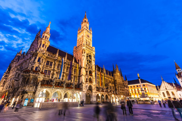 Marienplatz在慕尼黑图片下载