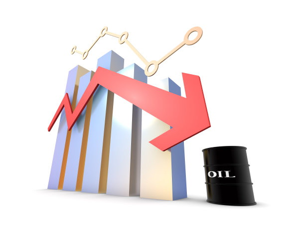 柱状图中的下降箭头，经济衰退，金融破产图片下载